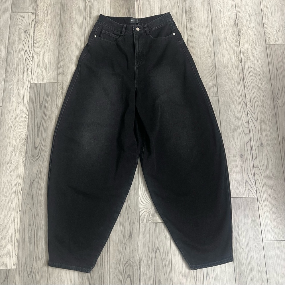 Black Baggy Jeans Balloon Fit Bought From Order Archive on Musinsa